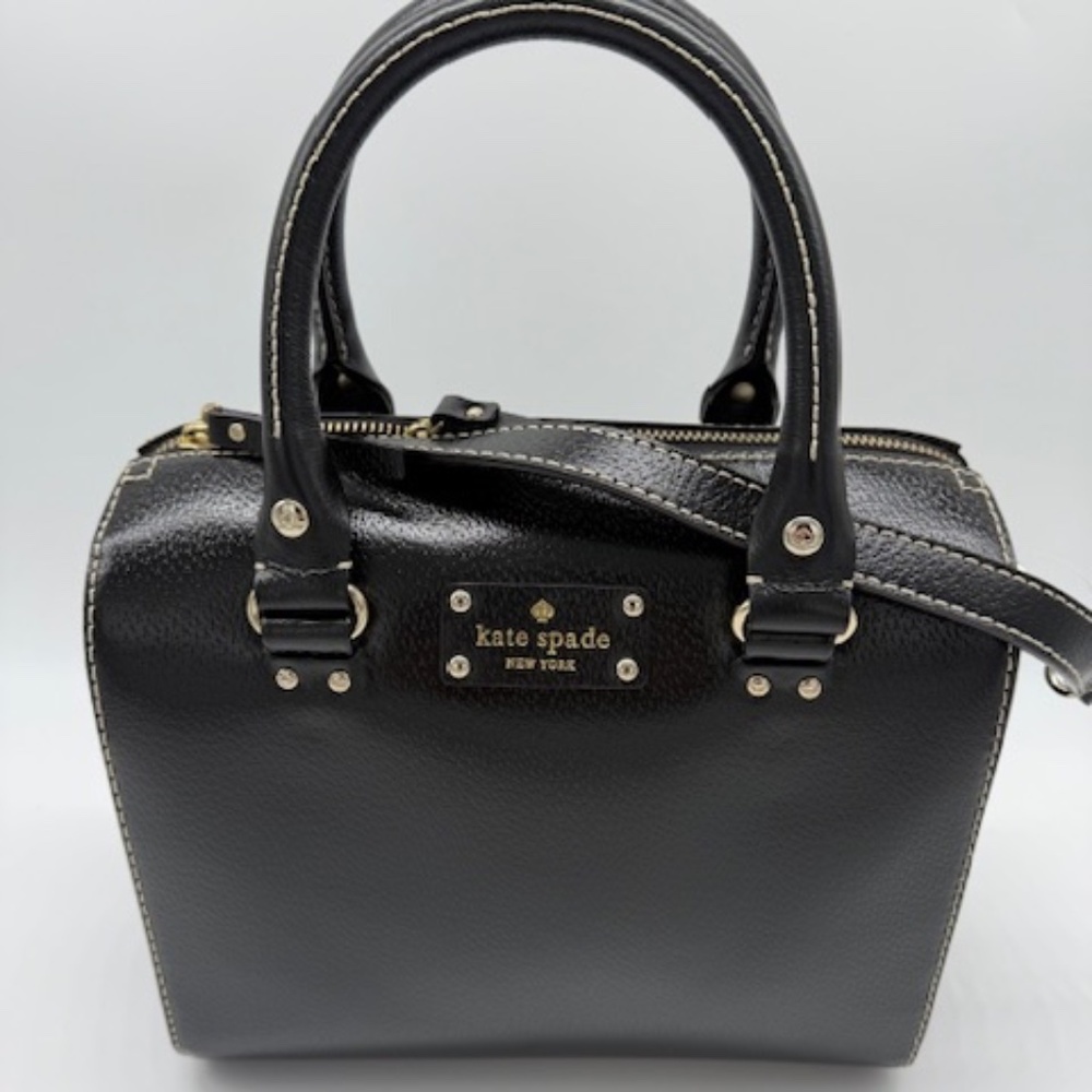 Kate Spade New York Wellesley Alessa Leather Satchel Handbag~Vintage~Classic~